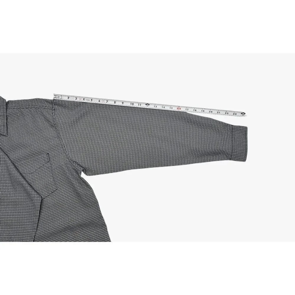 The North Face Button Down Blue Checkered Long Sleeve Outdoor Hiking Size Medium